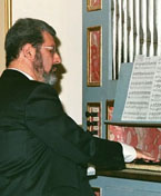 Playing a baroque organ